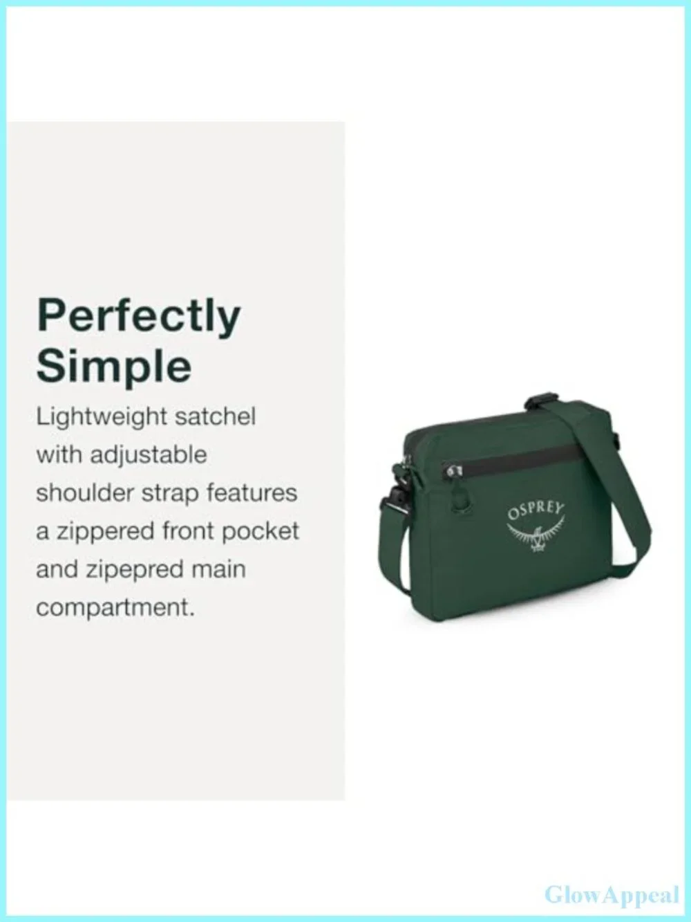 Ultralight Shoulder Satchel Women's Crossbody Travel Bag Sporty Logo Pattern
